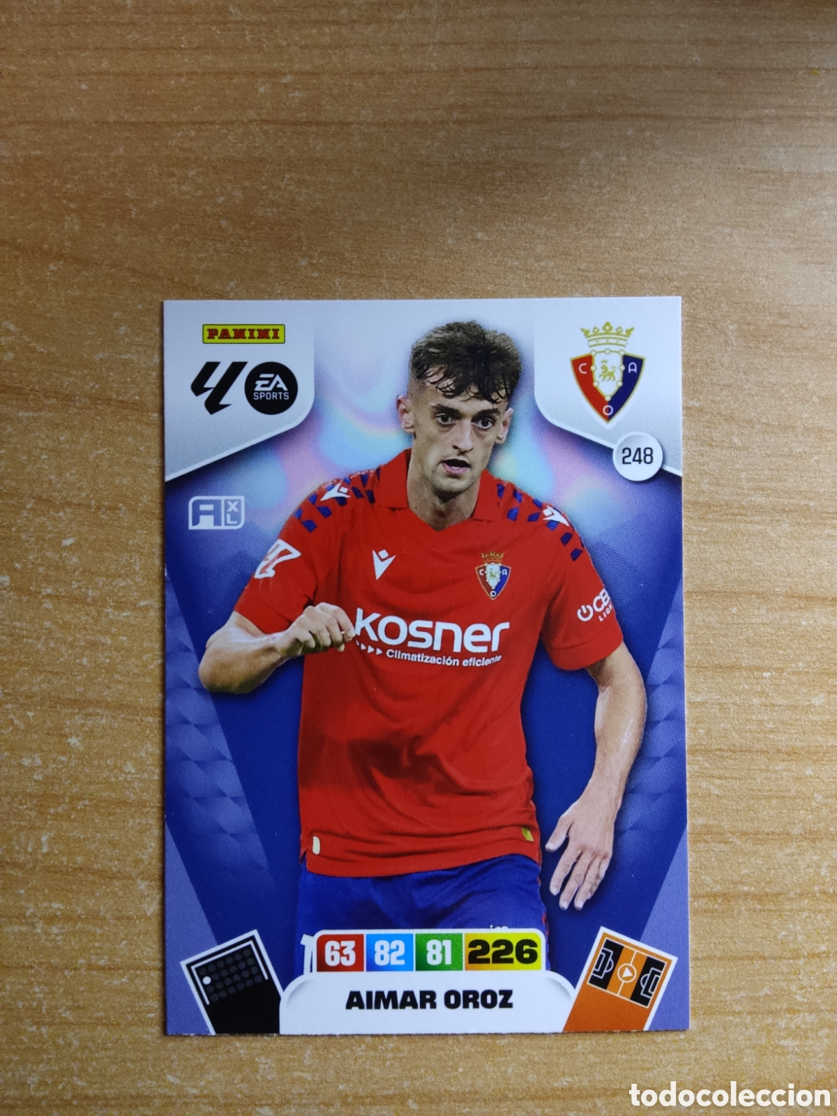 Cromos de f&uacute;tbol: 248 AIMAR OROZ OSASUNA ADRENALYN XL LIGA 2025 2026