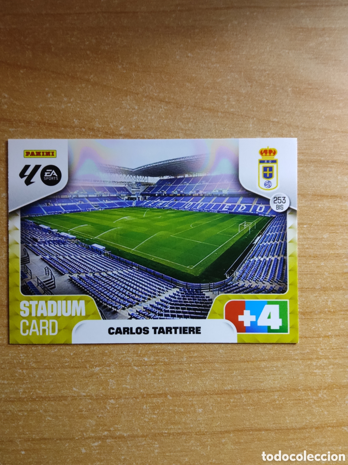 Cromos de f&uacute;tbol: 253 BIS CARLOS TARTIERE REAL OVIEDO ADRENALYN XL LIGA 2025 2026