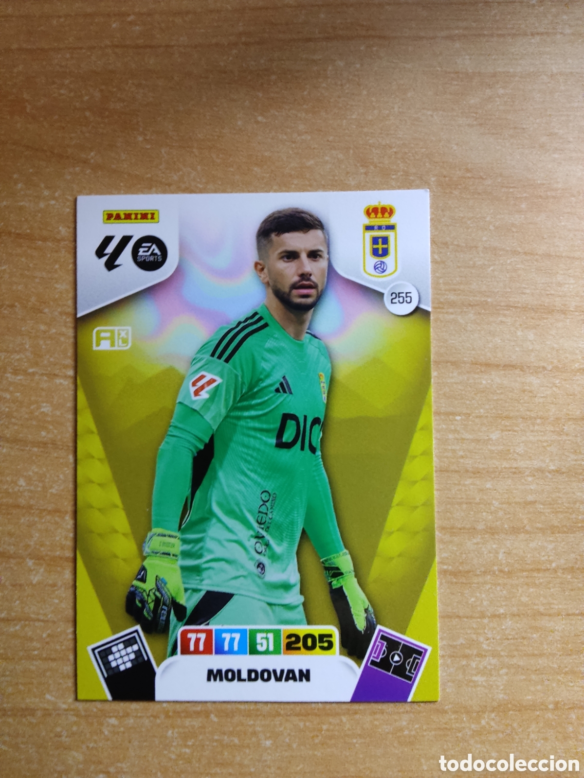 Cromos de f&uacute;tbol: 255 MOLVODAN REAL OVIEDO ADRENALYN XL LIGA 2025 2026