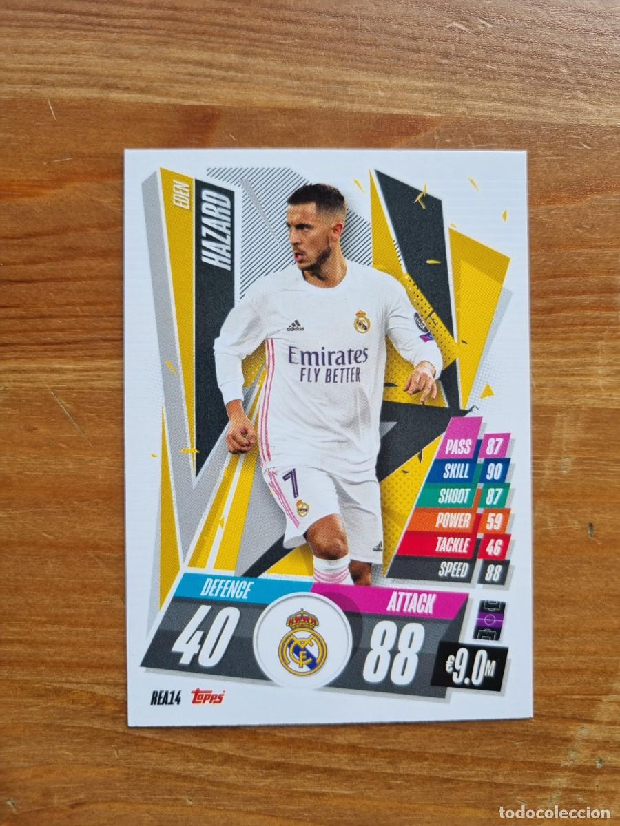 Cromos de f&uacute;tbol: REA14 Eden HAZARD (Real Madrid CF). Match Attax 2020 2021 20 21 (Topps)