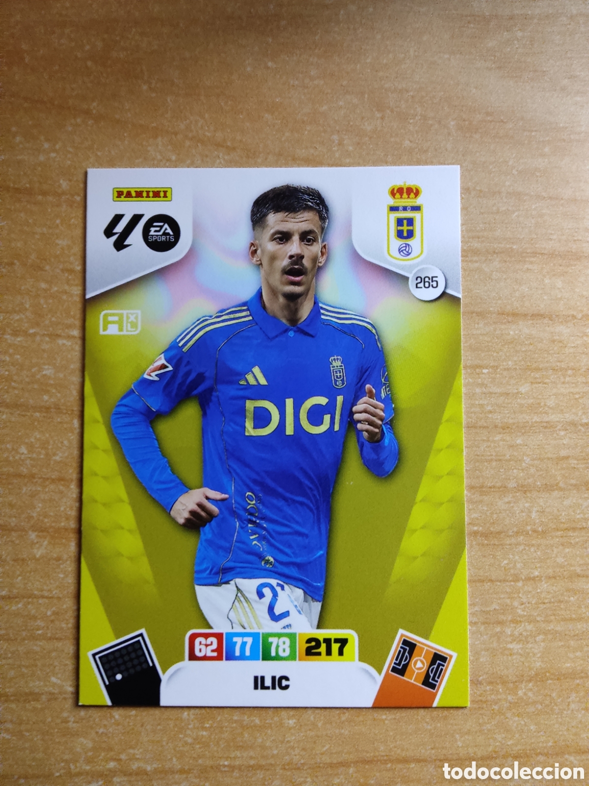 Cromos de f&uacute;tbol: 265 ILIC REAL OVIEDO ADRENALYN XL LIGA 2025 2026