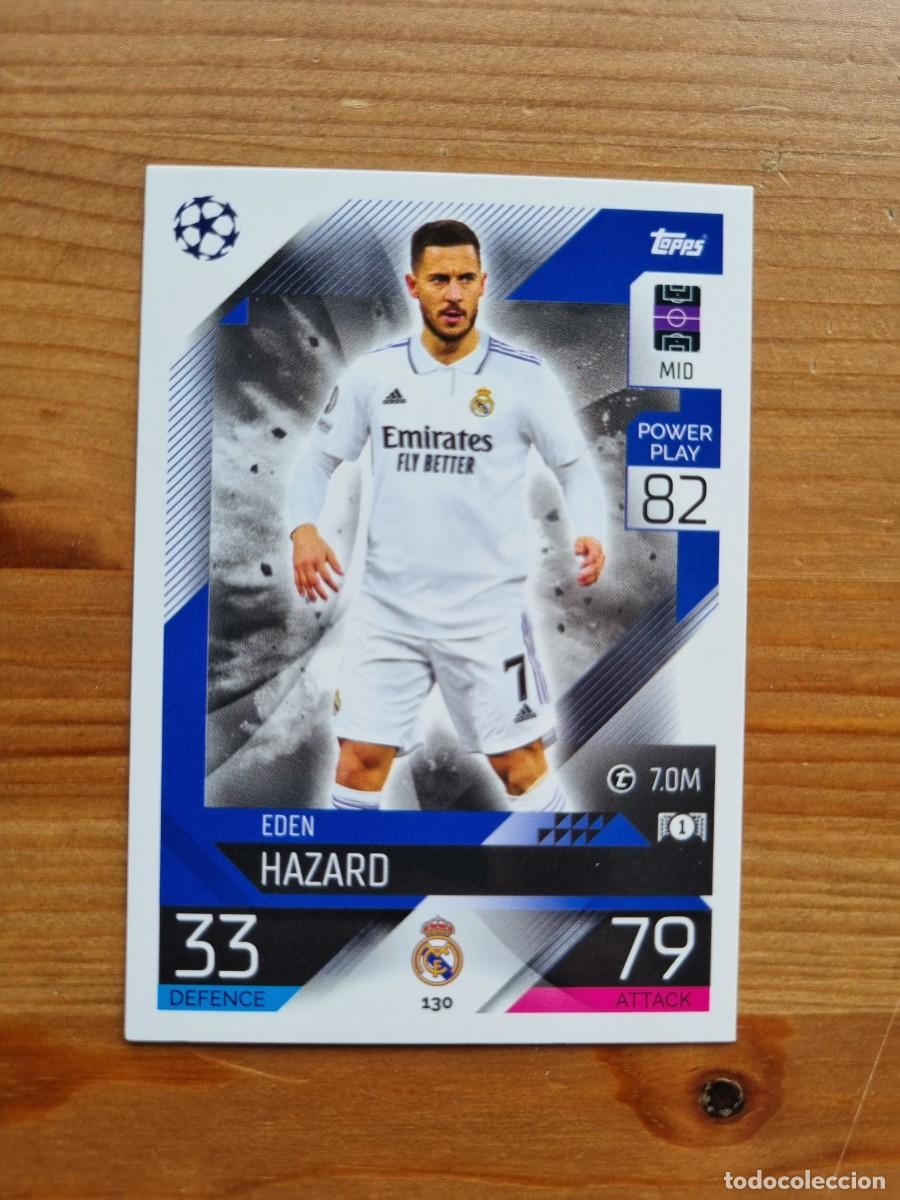Cromos de f&uacute;tbol: 130 Eden HAZARD (Real Madrid CF). Match Attax 2022 2023 22 23 (Topps)