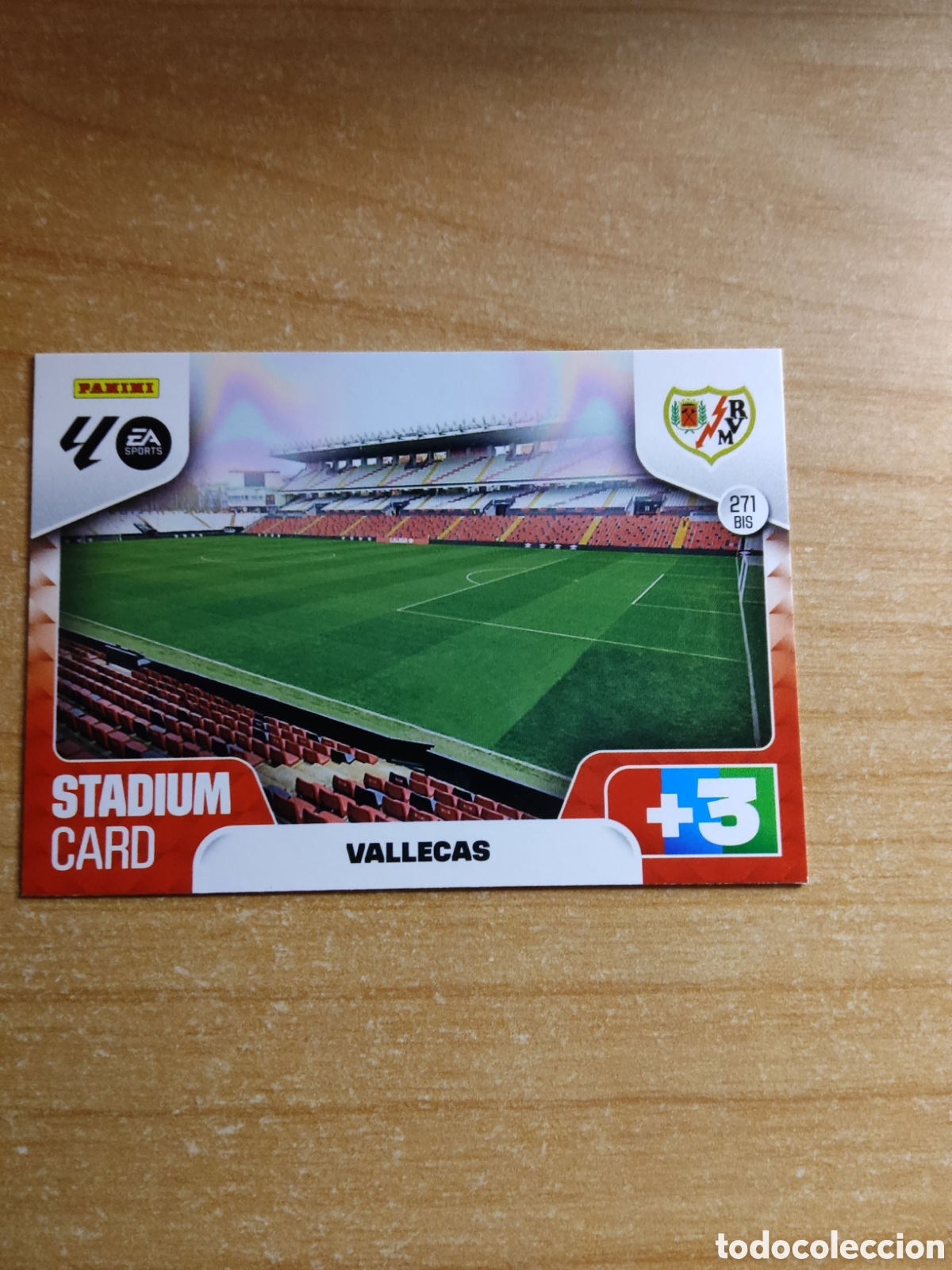 Cromos de f&uacute;tbol: 271 BIS VALLECAS RAYO VALLECANO ADRENALYN XL LIGA 2025 2026