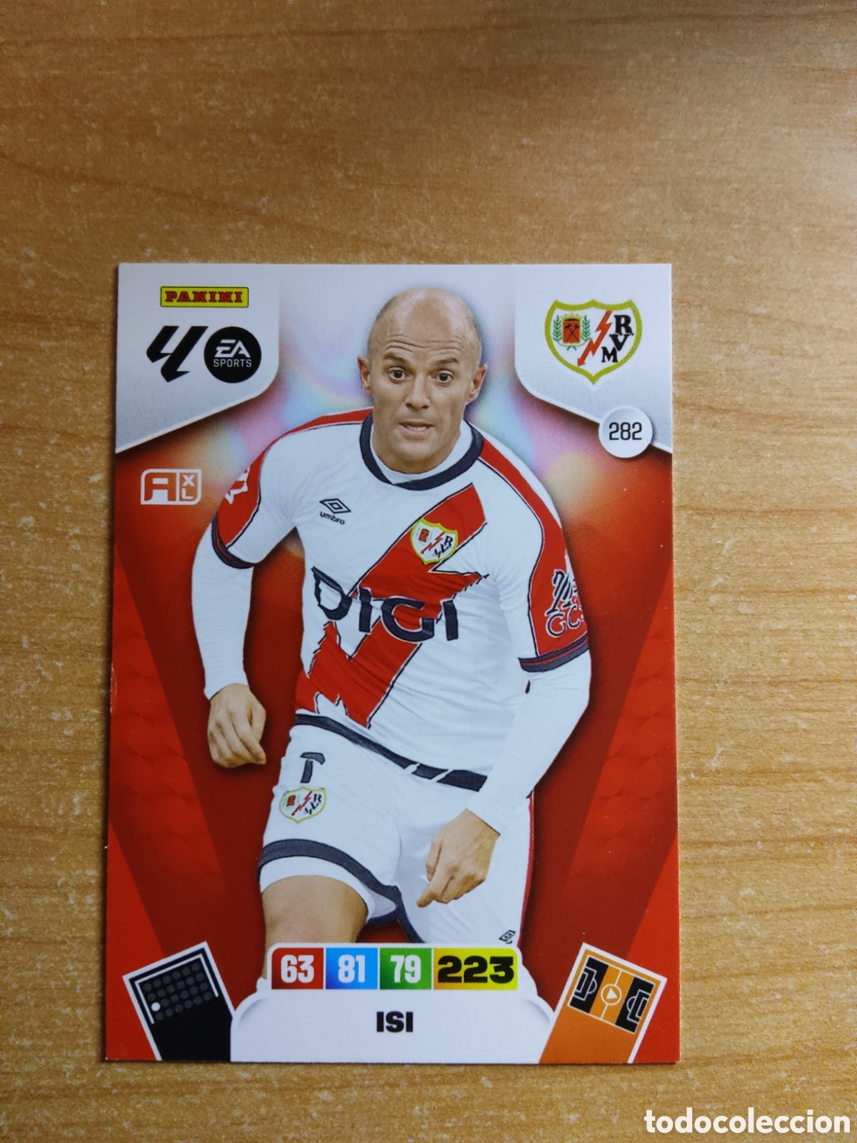 Cromos de f&uacute;tbol: 282 ISI RAYO VALLECANO ADRENALYN XL LIGA 2025 2026