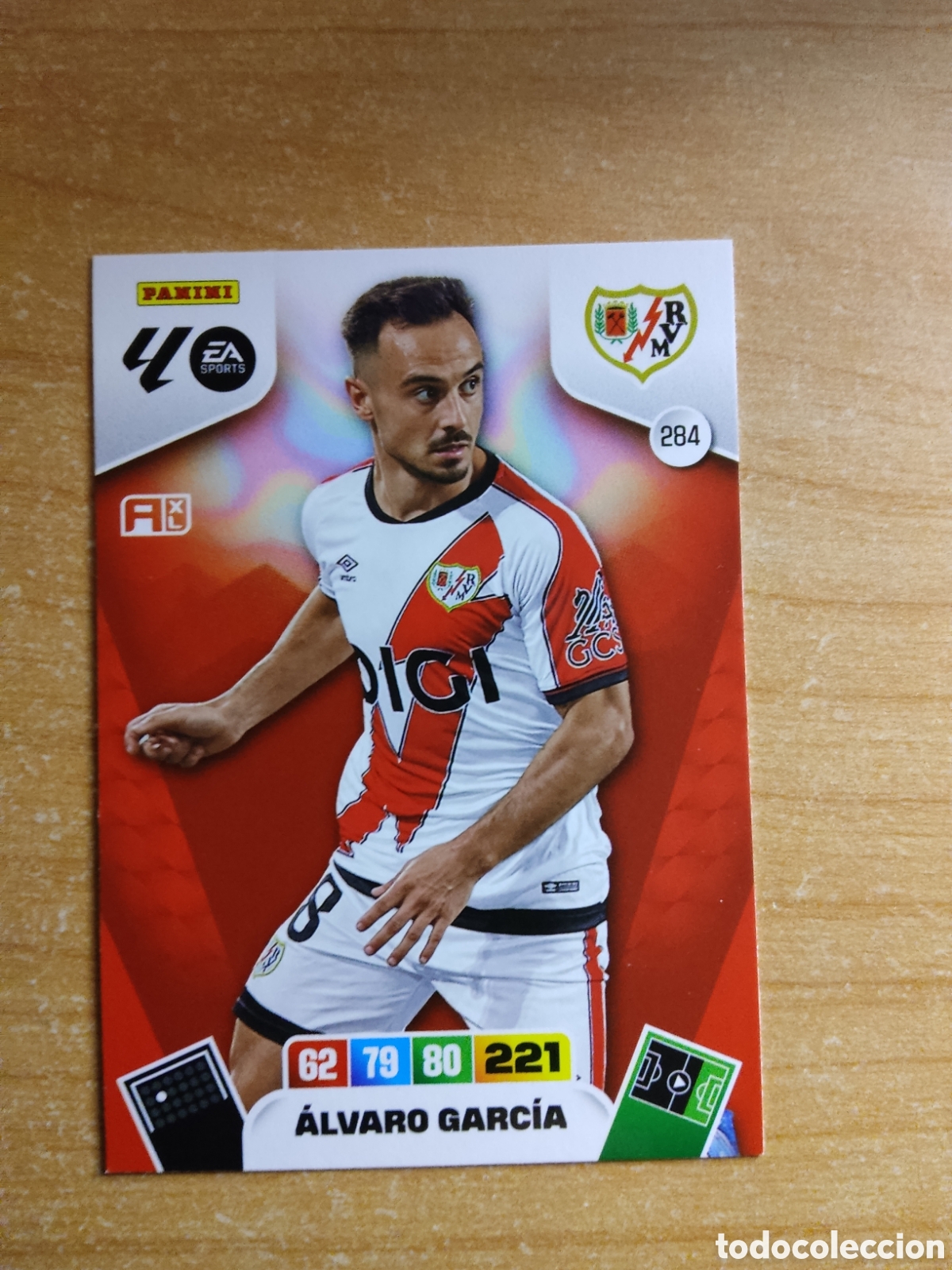 Cromos de f&uacute;tbol: 284 ALVARO GARCIA RAYO VALLECANO ADRENALYN XL LIGA 2025 2026
