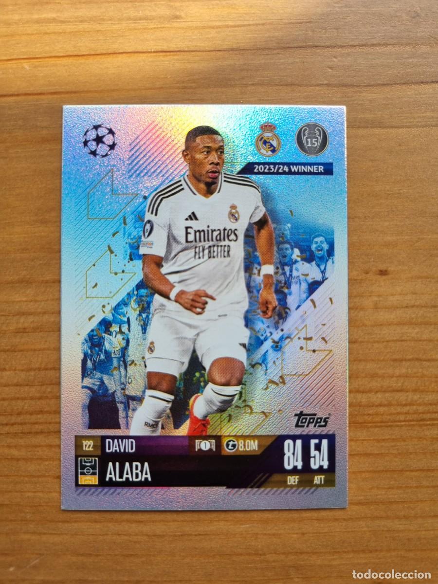 Cromos de f&uacute;tbol: 122 David ALABA (Real Madrid CF). Match Attax 2024 2025 24 25 (Topps)
