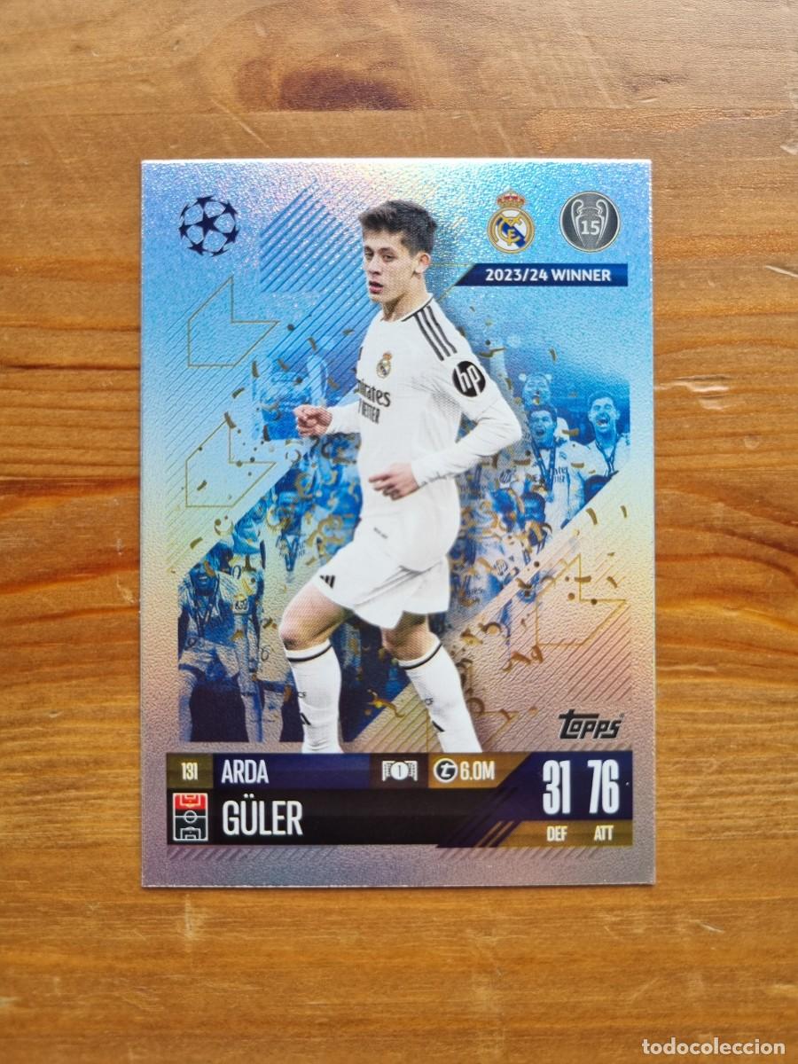 Fu&szlig;ball-Sticker: 131 Arda G&Uuml;LER (Real Madrid CF). Match Attax 2024 2025 24 25 (Topps)