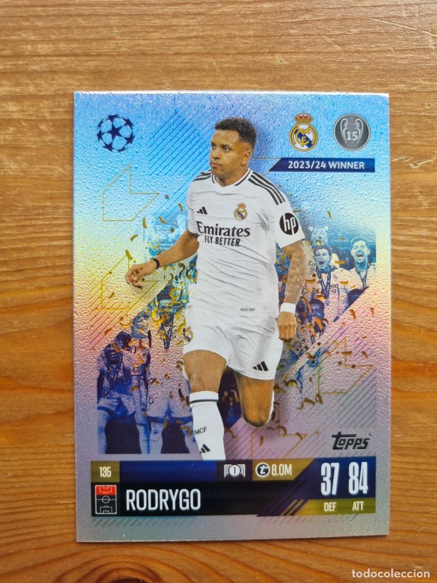 Cromos de Futebol: 135 RODRYGO (Real Madrid CF). Match Attax 2024 2025 24 25 (Topps)