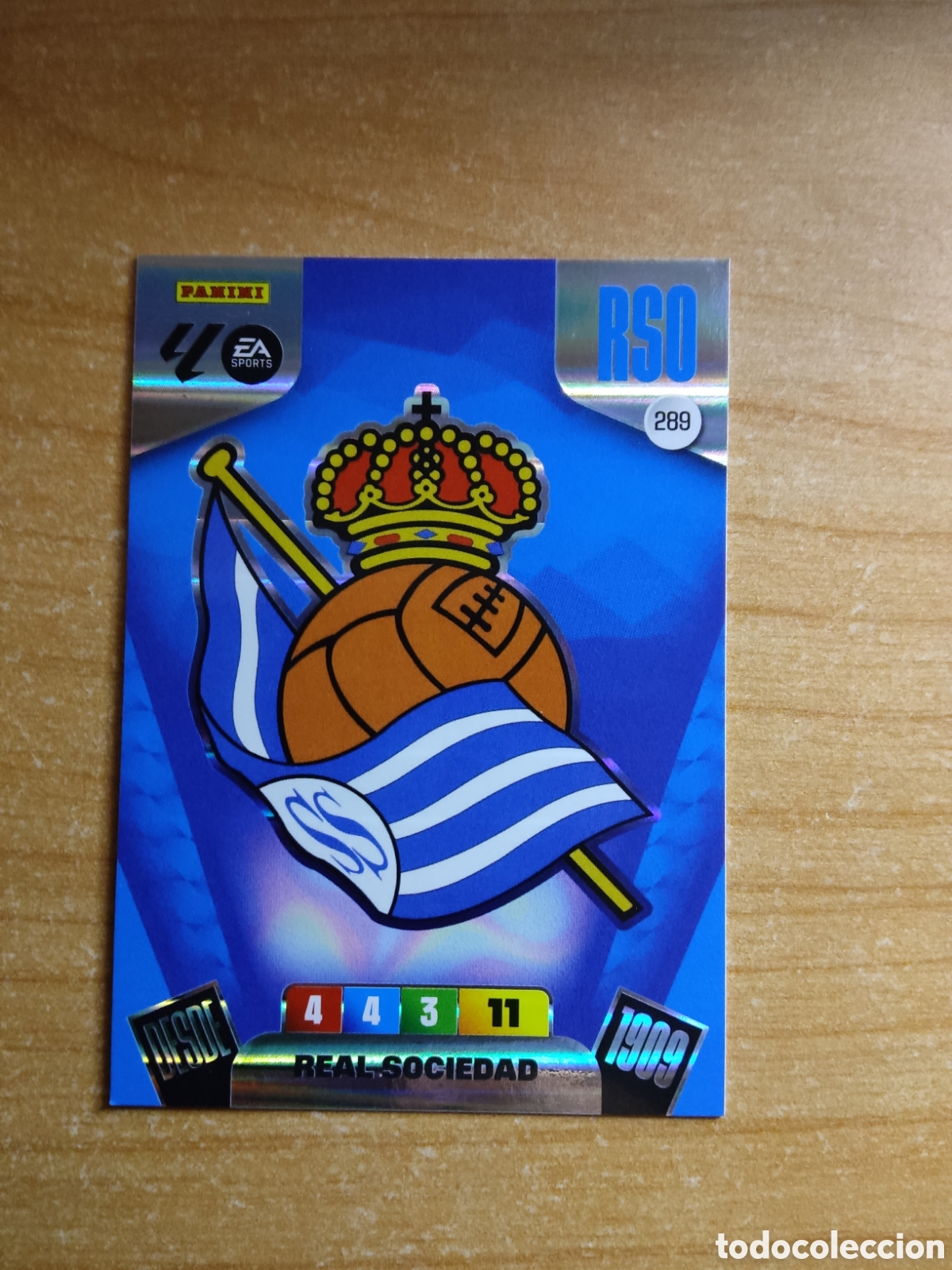 Cromos de Futebol: 289 ESCUDO REAL SOCIEDAD ADRENALYN XL LIGA 2025 2026
