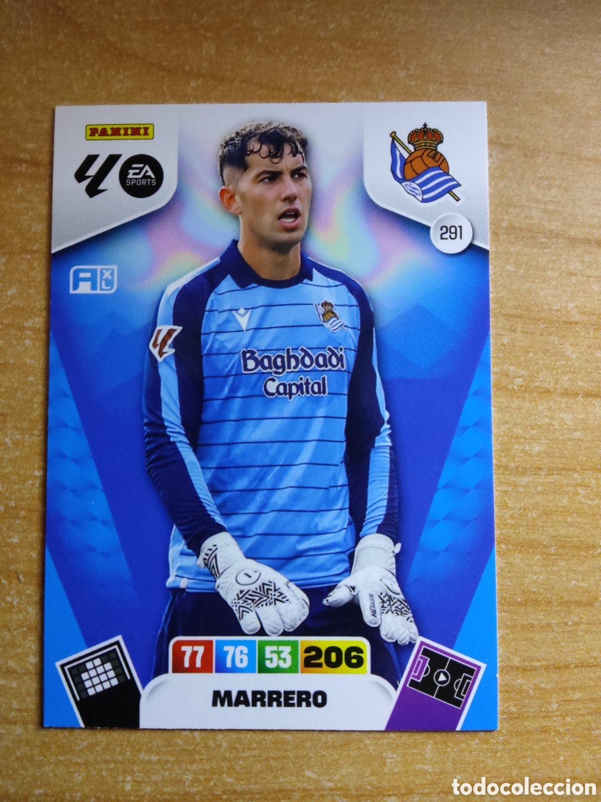 Cromos de f&uacute;tbol: 291 MARRERO REAL SOCIEDAD ADRENALYN XL LIGA 2025 2026