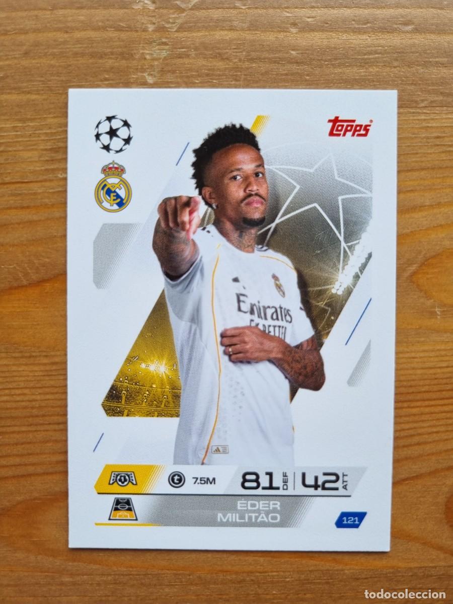 Cromos de f&uacute;tbol: 121 Eder MILITAO (Real Madrid CF). Match Attax 2025 2026 25 26 (Topps)