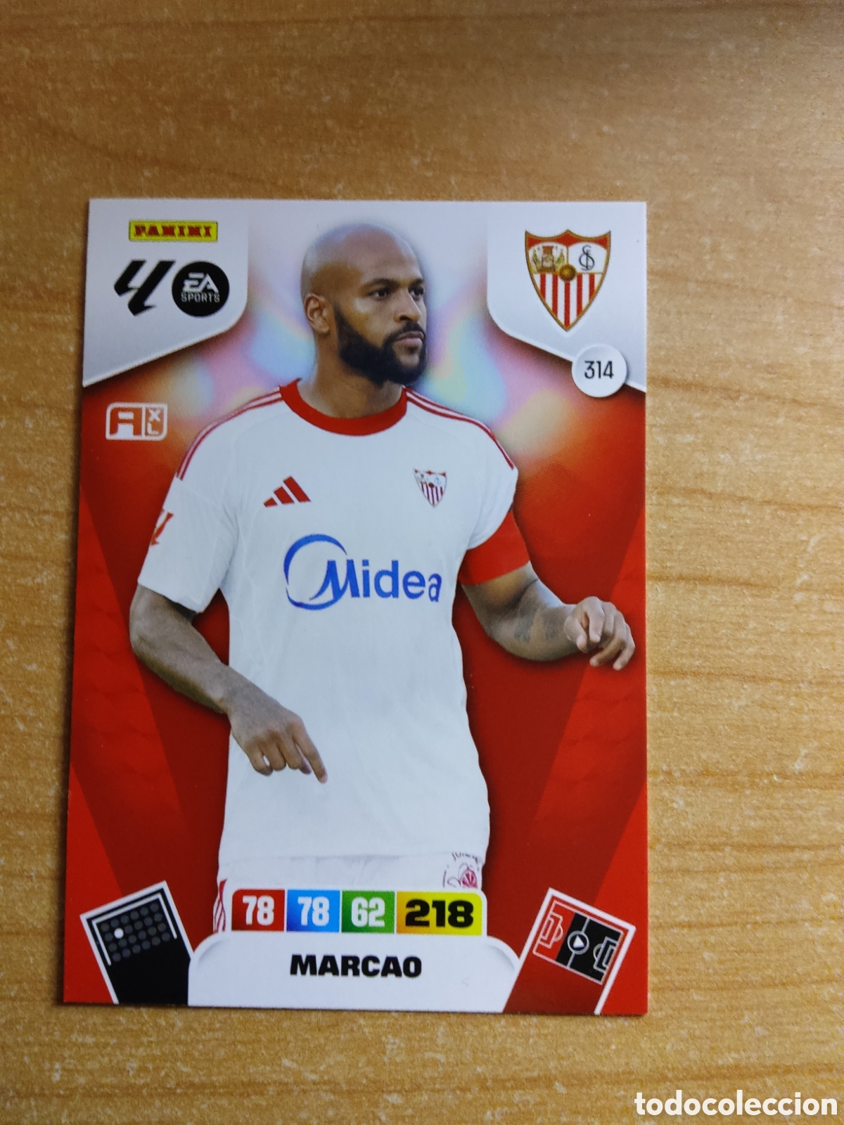 Fu&szlig;ball-Sticker: 314 MARCAO SEVILLA ADRENALYN XL LIGA 2025 2026