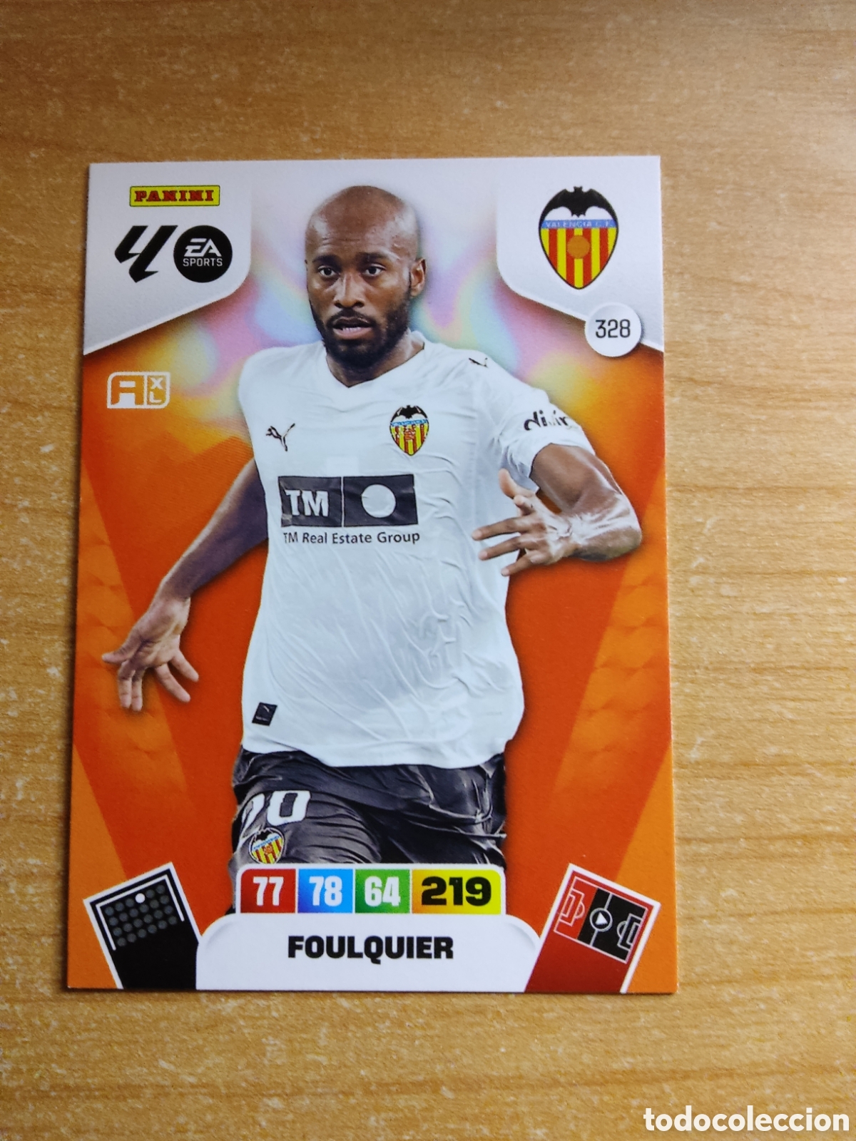 Cromos de f&uacute;tbol: 328 FOULQUIER VALENCIA ADRENALYN XL LIGA 2025 2026