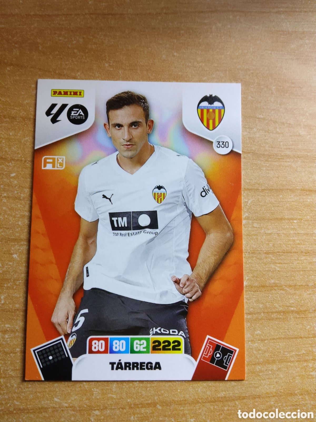 Fu&szlig;ball-Sticker: 330 TARREGA VALENCIA ADRENALYN XL LIGA 2025 2026