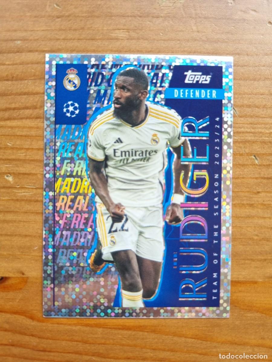Fu&szlig;ball-Sticker: 6 R&Uuml;DIGER (Real Madrid CF). UEFA Champions League 2024 2025 24 25 Sticker (Topps)