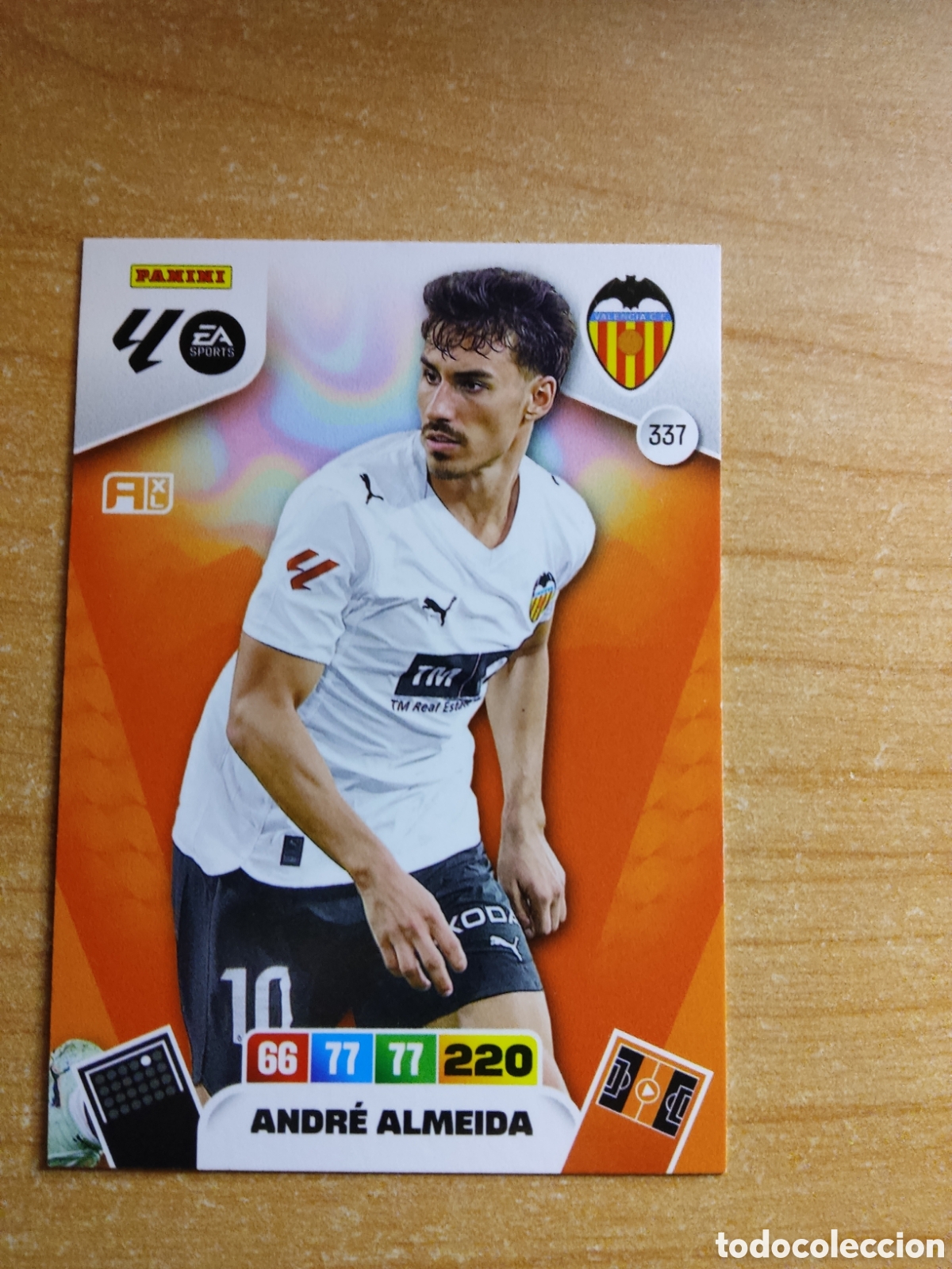 Cromos de f&uacute;tbol: 337 ANDRE ALMEIDA VALENCIA ADRENALYN XL LIGA 2025 2026