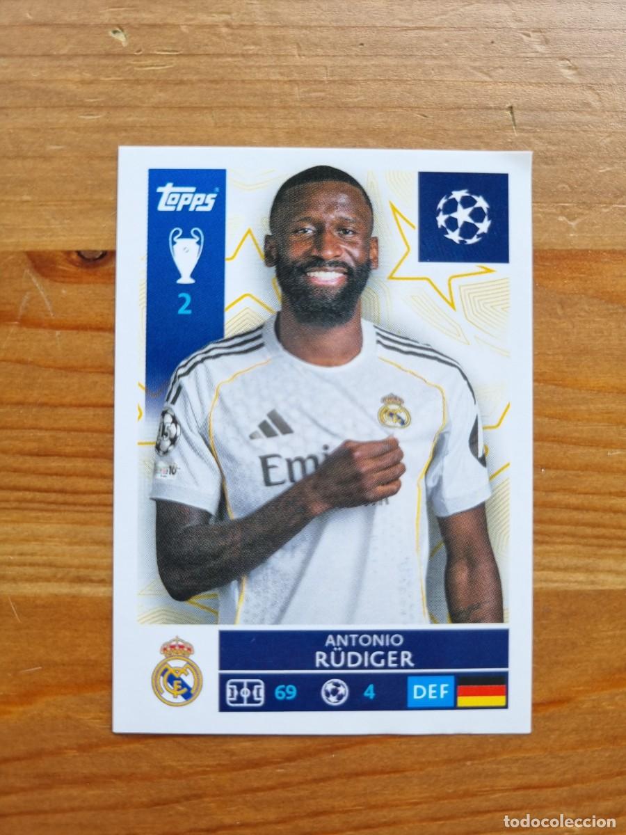 Cromos de f&uacute;tbol: 385 R&Uuml;DIGER (Real Madrid CF). UEFA Champions League 2025 2026 25 26 Sticker (Topps)
