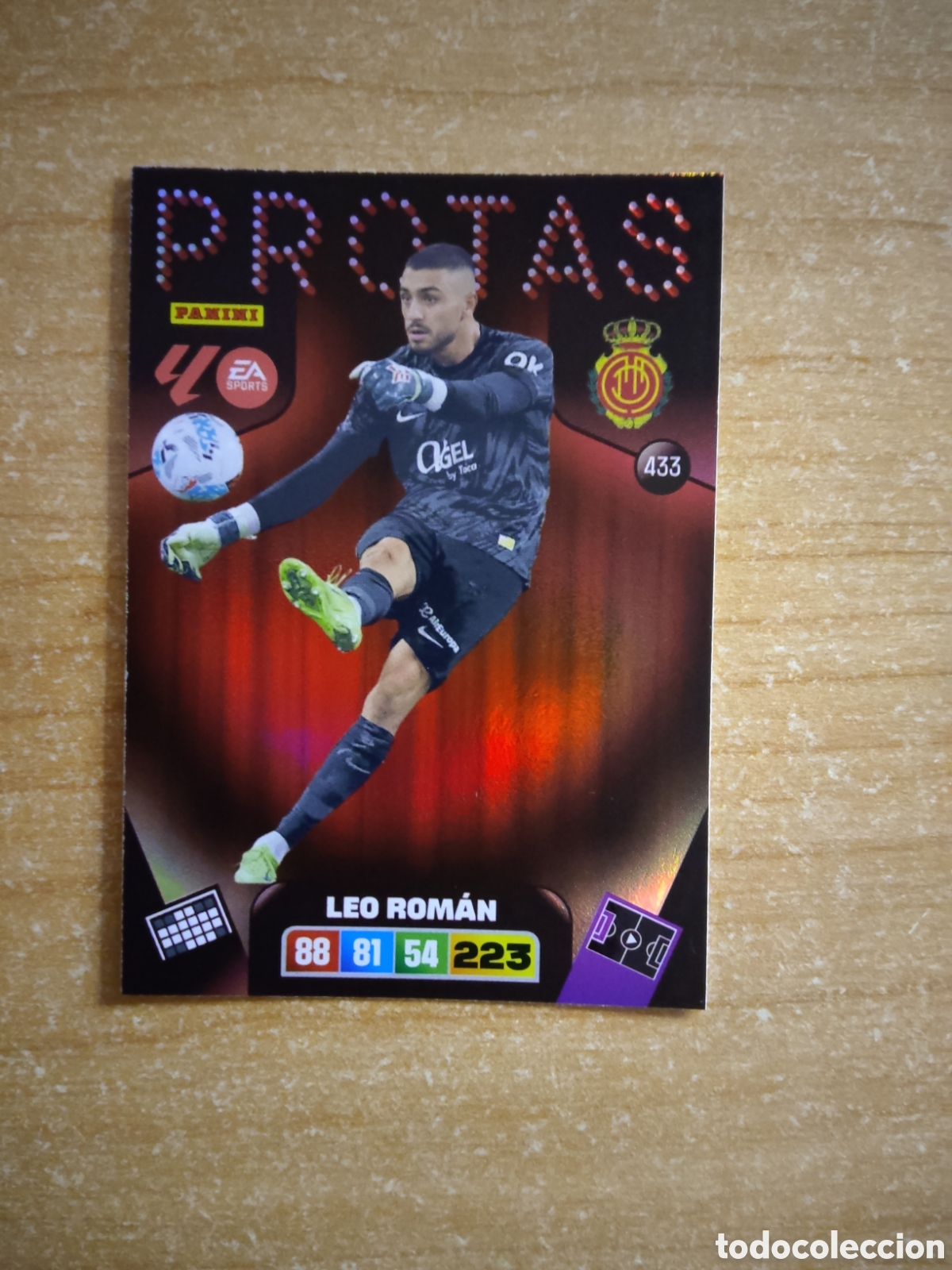 Cromos de f&uacute;tbol: 433 LEO ROMAN PROTAS MALLORCA ADRENALYN XL LIGA 2025 2026