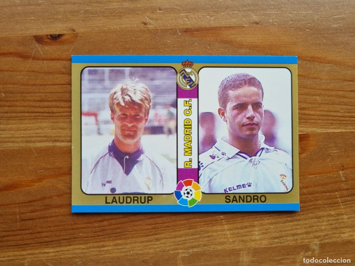 Cromos de f&uacute;tbol: 33 LAUDRUP / SANDRO (Real Madrid CF). F&uacute;tbol Total Liga 1994 1995 94 95 (Mundicromo)