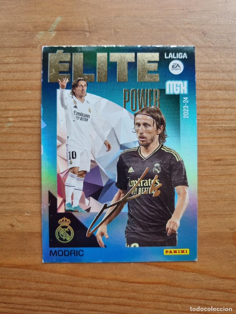 Cromos de f&uacute;tbol: P10 MODRIC (Real Madrid CF) &Eacute;LITE POWER. Liga 2023 2024 23 24 Megacracks (Panini)