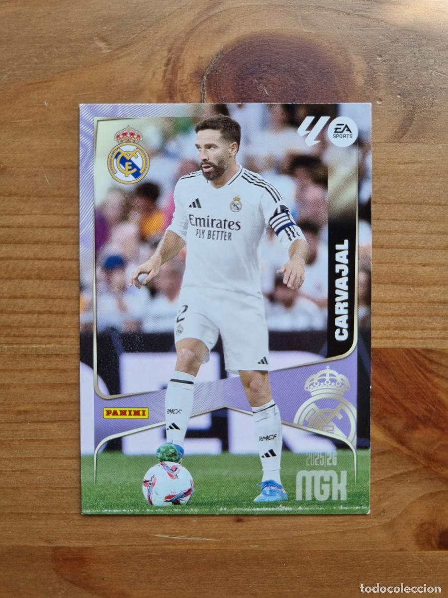 Football Stickers: 220 CARVAJAL (Real Madrid CF). Liga 2025 2026 25 26 Megacracks (Panini)