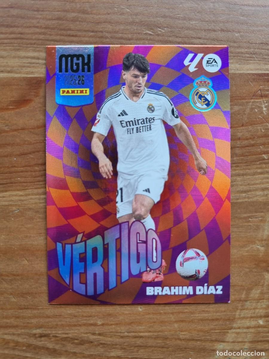 Cromos de f&uacute;tbol: 381 BRAHIM D&Iacute;AZ (Real Madrid CF) V&Eacute;RTIGO. Liga 2025 2026 25 26 Megacracks (Panini)