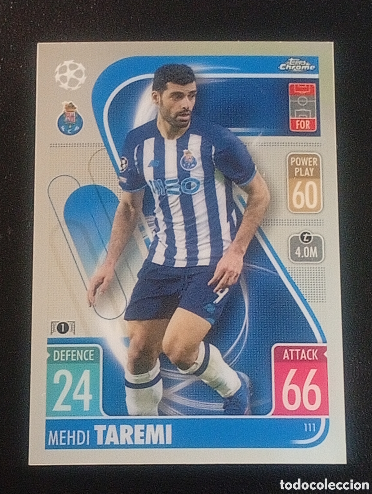 Cromos de f&uacute;tbol: 111 MEHDI TAREMY PORTO OPORTO TOPPS CHROME MATCH ATTAX 2021 2022 21 22 CROMOS CARDS