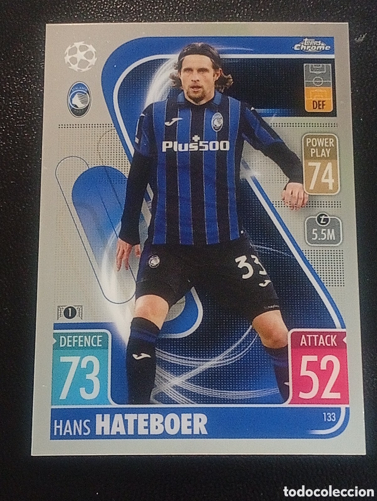 Cromos de f&uacute;tbol: 138 HANS HATEBOER ATALANTA TOPPS CHROME MATCH ATTAX 2021 2022 21 22 CROMOS CARDS