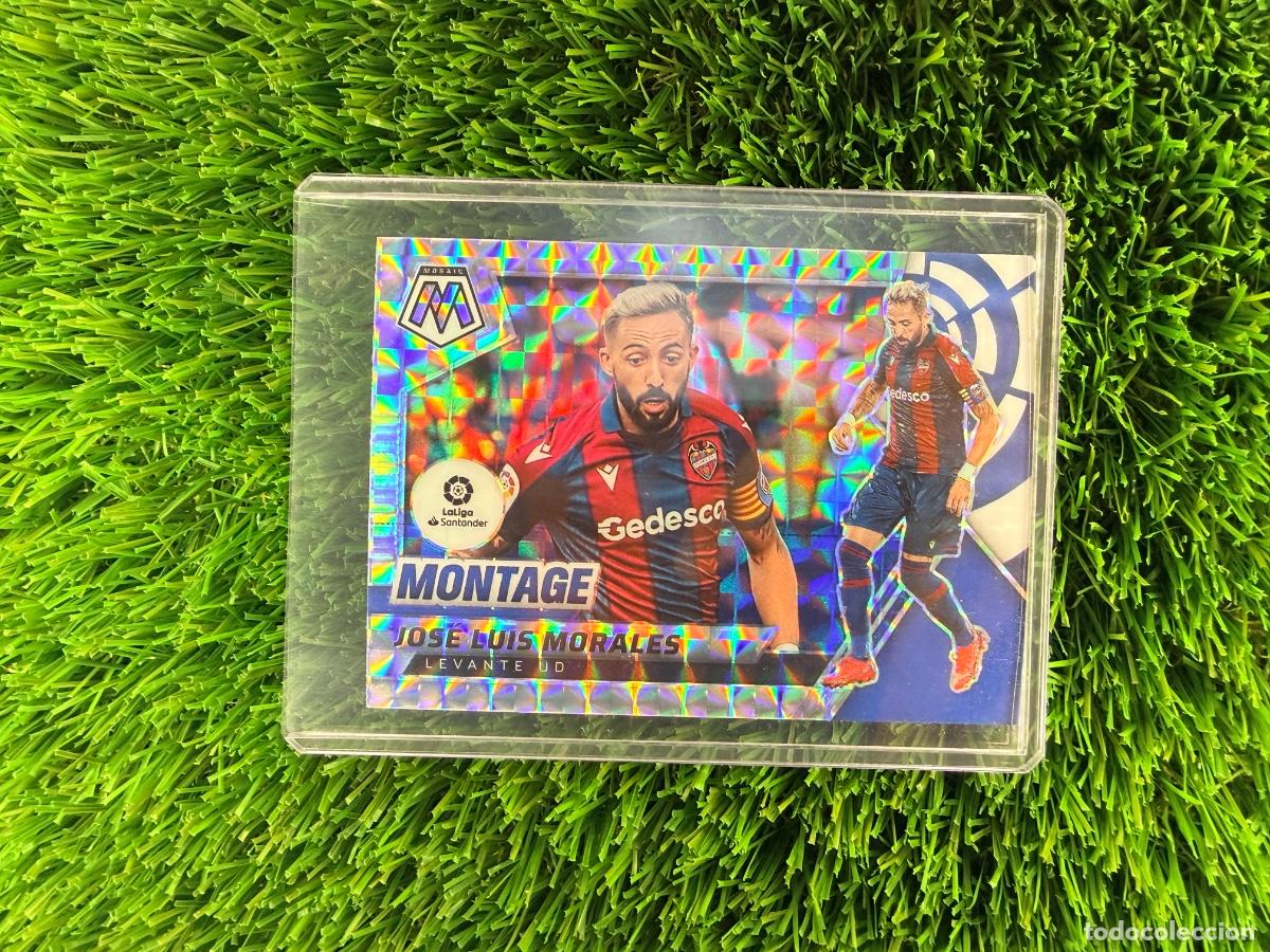 Cromos de f&uacute;tbol: N&ordm; 19 Jos&eacute; Luis Morales Montage Mosaic Levante UD Mosaic La Liga 21 22