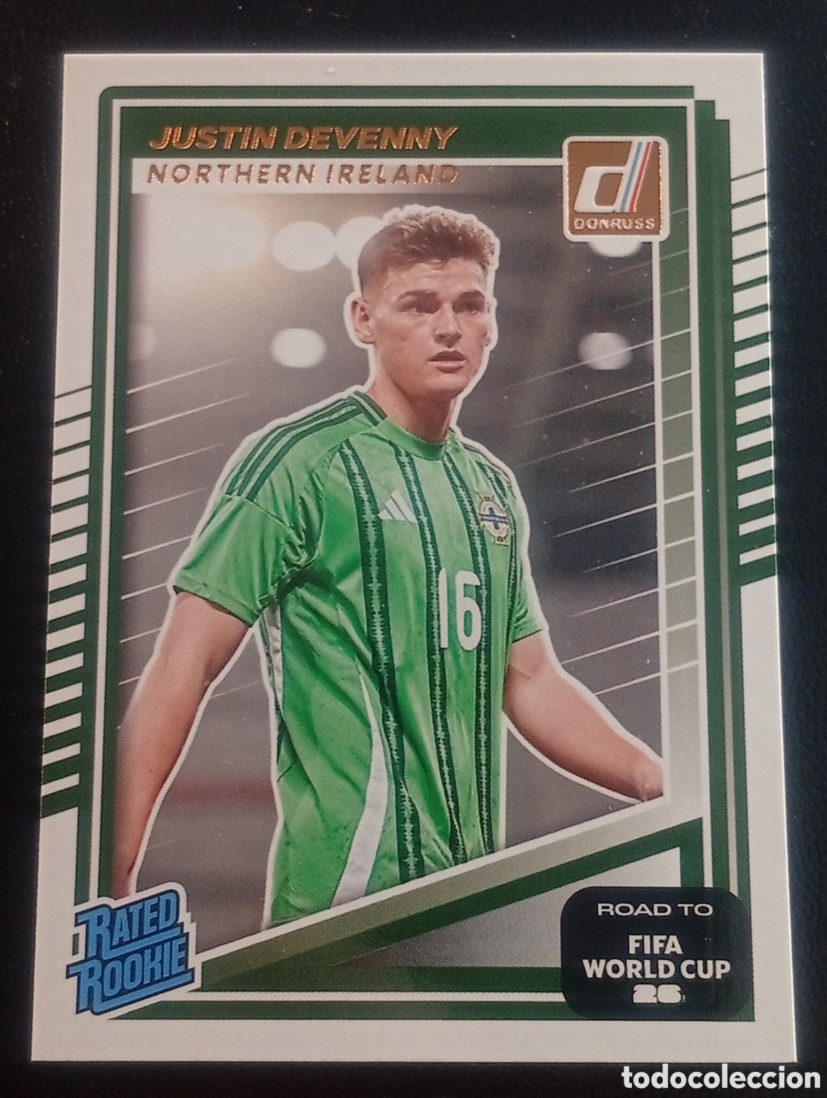 Cromos de f&uacute;tbol: rookie 220 DEVENNY JUSTIN IRLANDA NORTE DONRUSS ROAD FIFA WORLD CUP 2026 MUNDIAL CARDS ADRENALYN