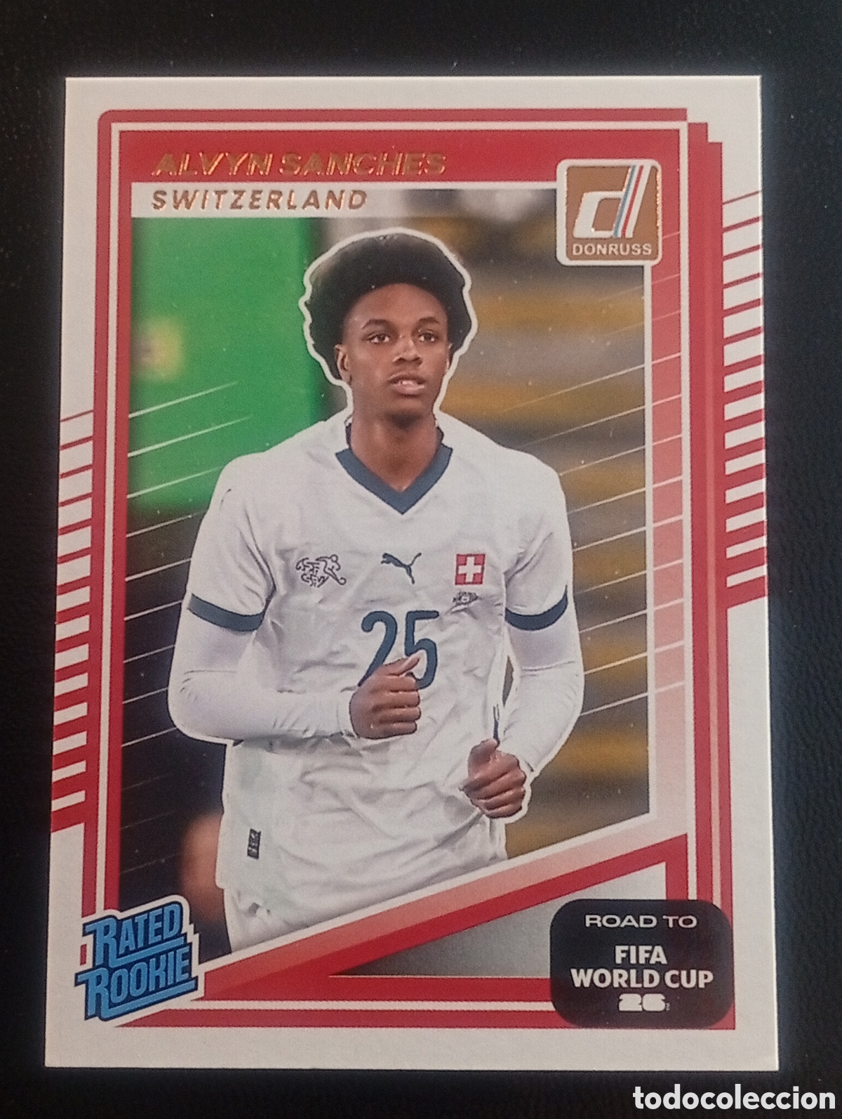 Cromos de f&uacute;tbol: rookie 247 ALVIN SANCHES SUIZA DONRUSS ROAD FIFA WORLD CUP 2026 MUNDIAL CARDS ADRENALYN