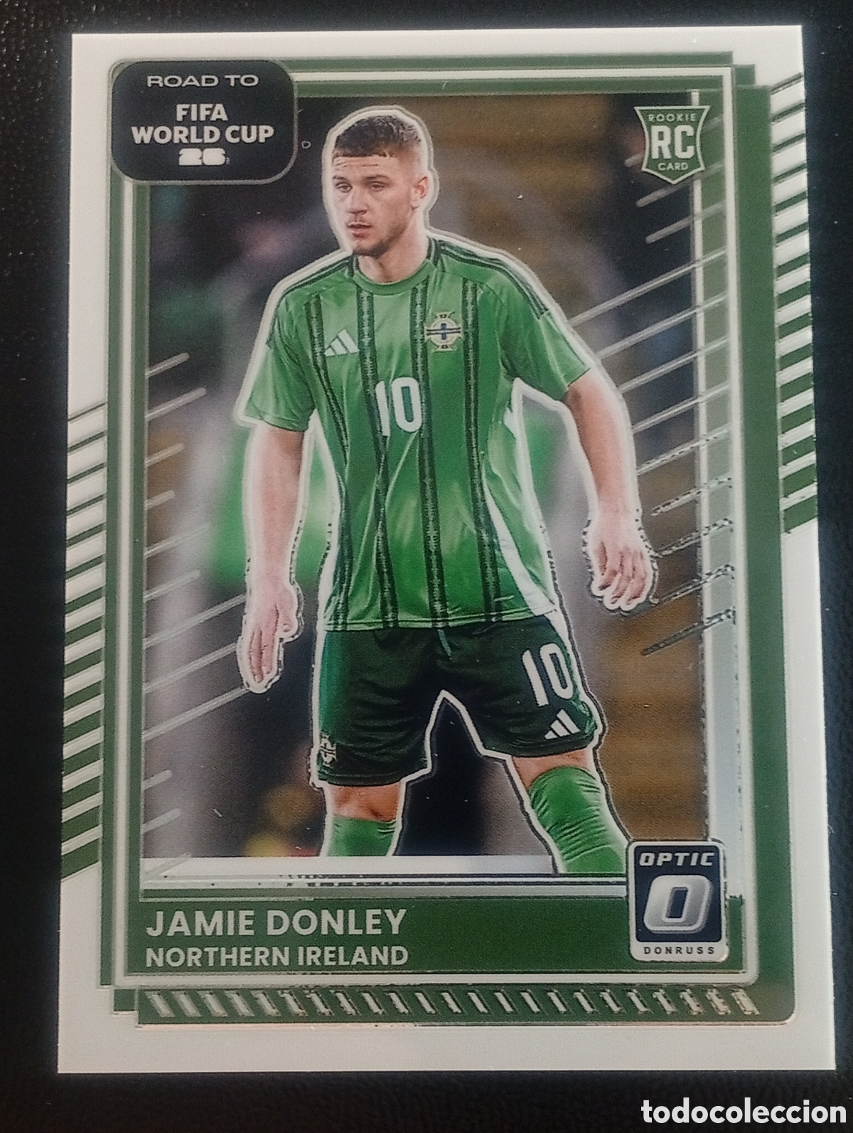 Cromos de f&uacute;tbol: optic rookie 45 JAMIE DONLEY IRLANDA NORTE DONRUSS ROAD FIFA WORLD CUP 2026 MUNDIAL ADRENALYN
