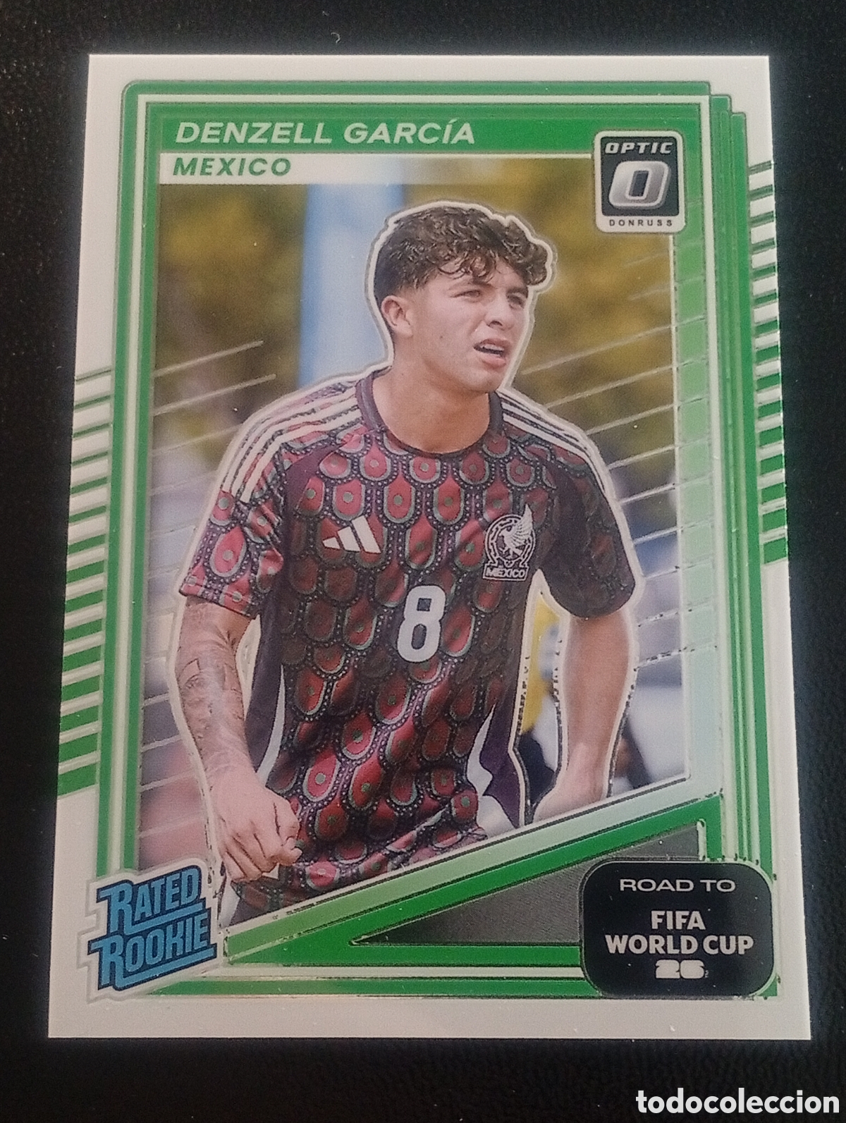 Cromos de f&uacute;tbol: optic rookie 211 DENZELL GARCIA MEXICO M&Eacute;JICO DONRUSS ROAD FIFA WORLD CUP 2026 MUNDIAL ADRENALYN