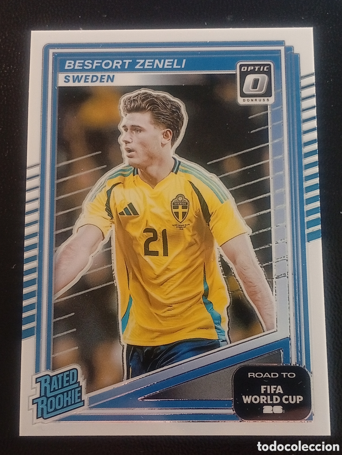 Cromos de f&uacute;tbol: optic rookie 242 ZENELI SUECIA SWEEDEN DONRUSS ROAD FIFA WORLD CUP 2026 MUNDIAL ADRENALYN
