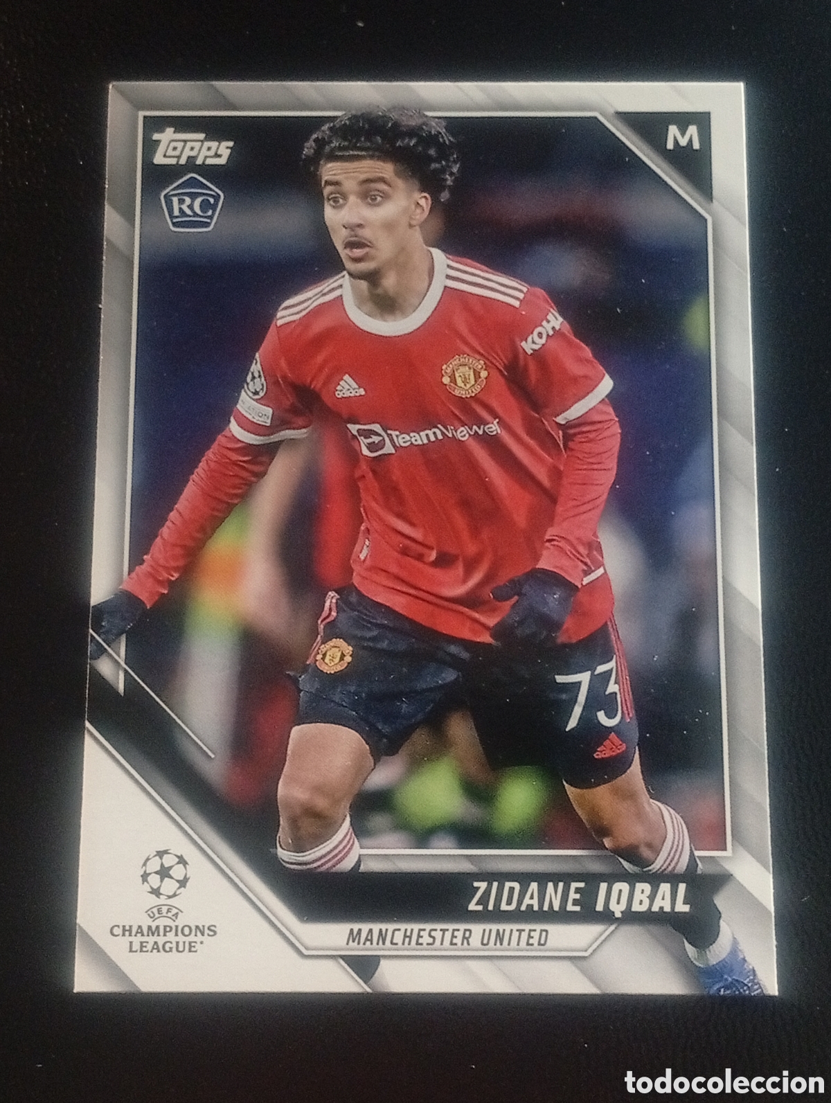 Cromos de f&uacute;tbol: jap&oacute;n rookie 192 IQBAL MANCHESTER UNITED TOPPS FLAGSHIP 2021 2022 21 22 CARDS PANINI