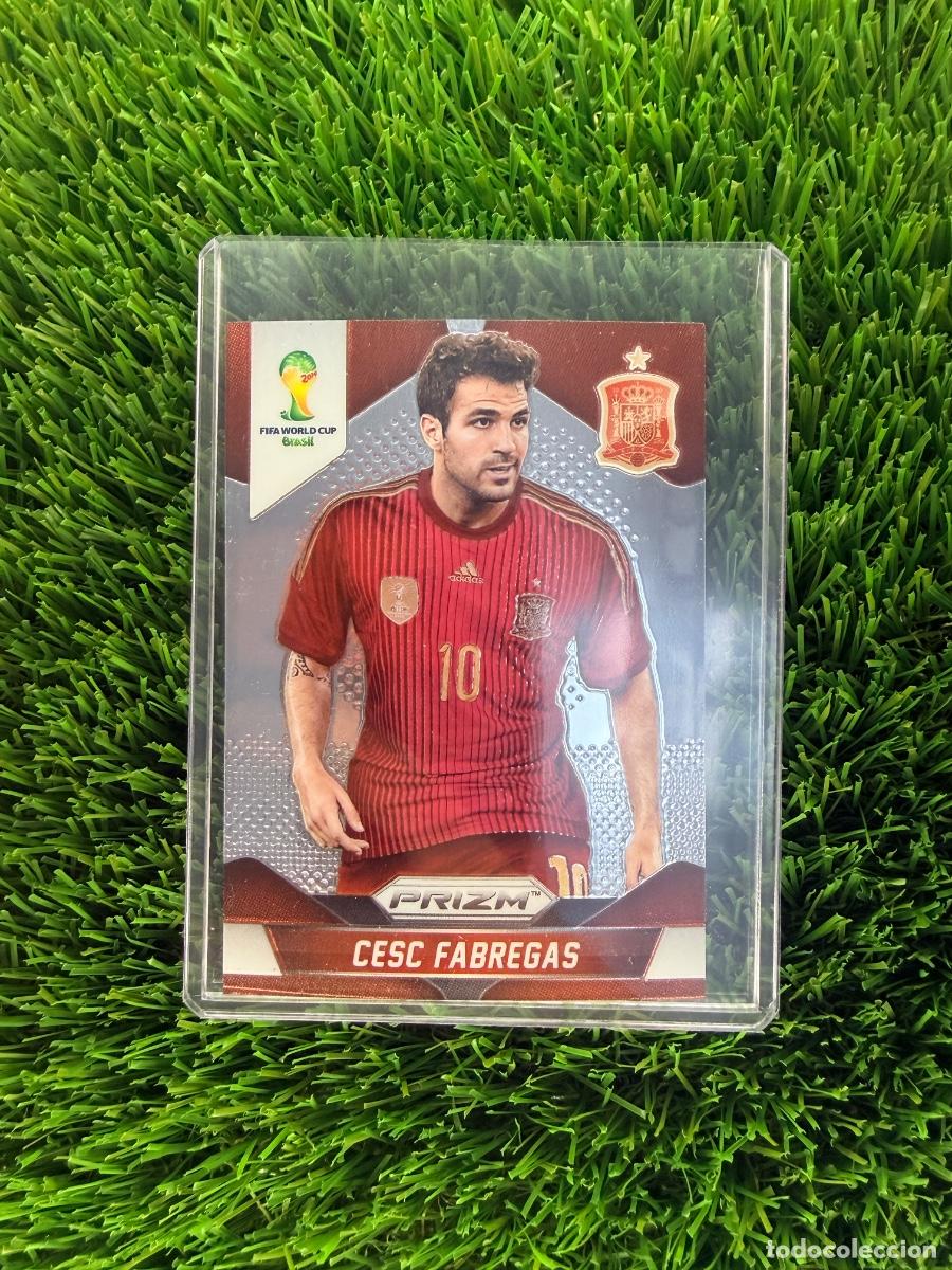Cromos de f&uacute;tbol: N&ordm; 176 Cesc F&aacute;bregas Espa&ntilde;a Panini Prizm Mundial 2014
