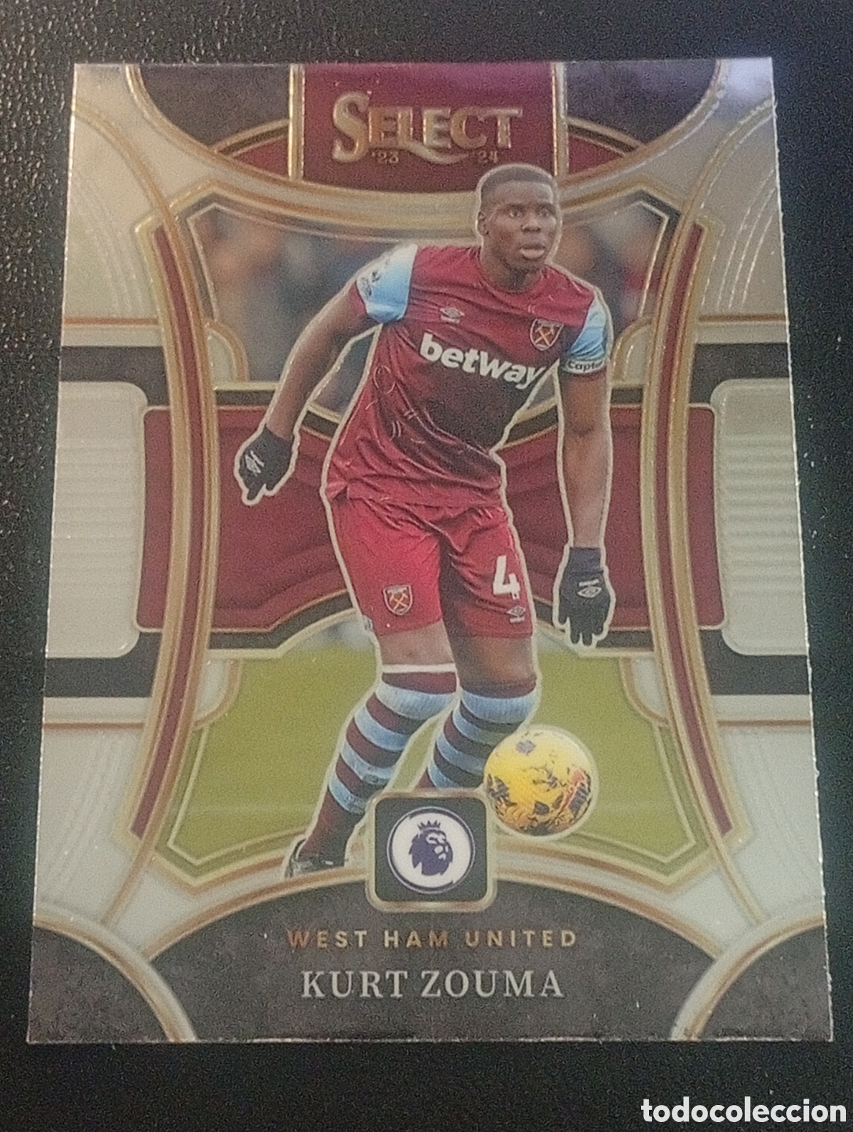 Cromos de f&uacute;tbol: 194 KURT ZOUMA WEST HAM PREMIER LEAGUE PANINI SELECT 2023 2024 23 24 TOPPS MERLIN