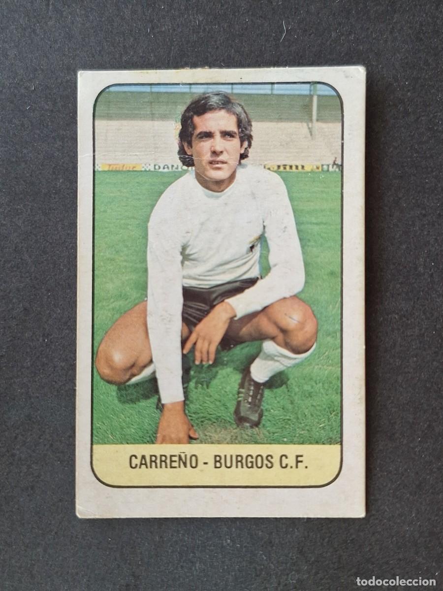 Cromos de f&uacute;tbol: L3 CARRE&Ntilde;O BURGOS C. F. FICHAJE 13 LIGA ESTE 1978 1979 78 79 DESPEGADO RECUPERADO