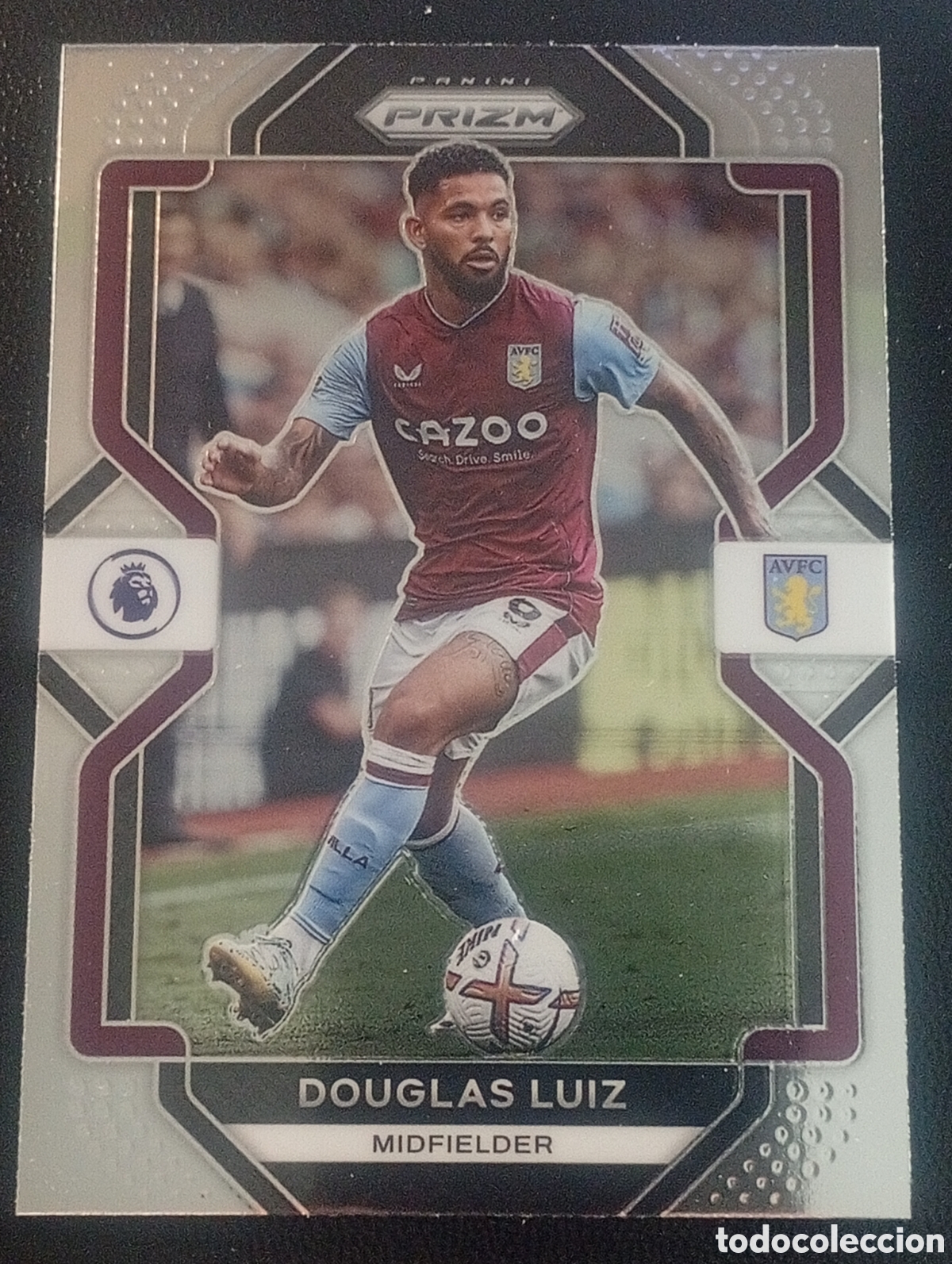Cromos de f&uacute;tbol: 280 DOUGLAS LUIZ ASTON VILA PREMIER LEAGUE PANINI PRIZM 2022 2023 22 23 TOPPS CHROME MATCH ATTAX