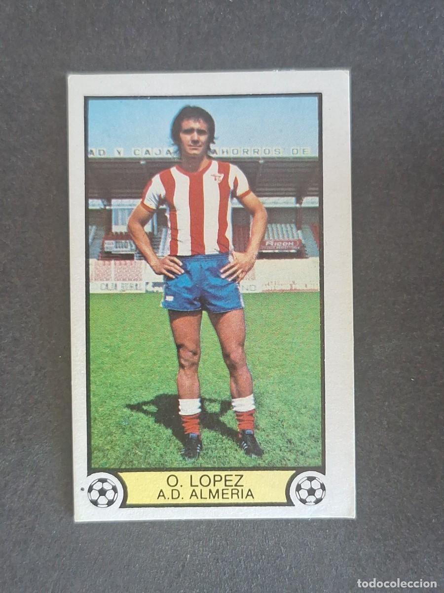 Cromos de f&uacute;tbol: L3 OSCAR LOPEZ U. D. ALMERIA LIGA ESTE 1979 1980 79 80 DESPEGADO RECUPERADO