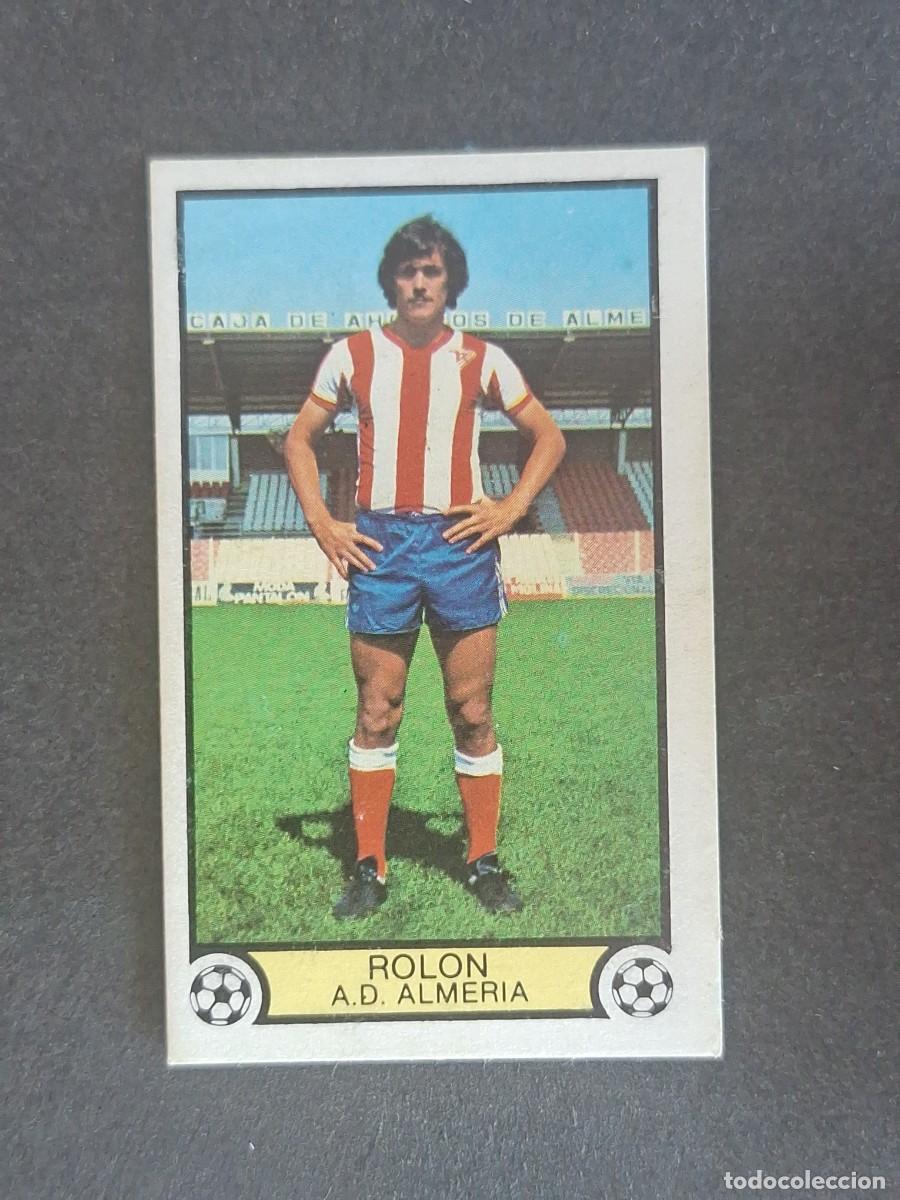 Cromos de f&uacute;tbol: L3 ROLON U. D. ALMERIA LIGA ESTE 1979 1980 79 80 DESPEGADO RECUPERADO