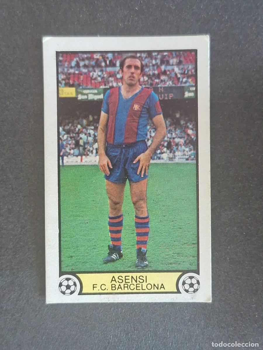 Cromos de f&uacute;tbol: L3 ASENSI F. C. BARCELONA LIGA ESTE 1979 1980 79 80 DESPEGADO RECUPERADO
