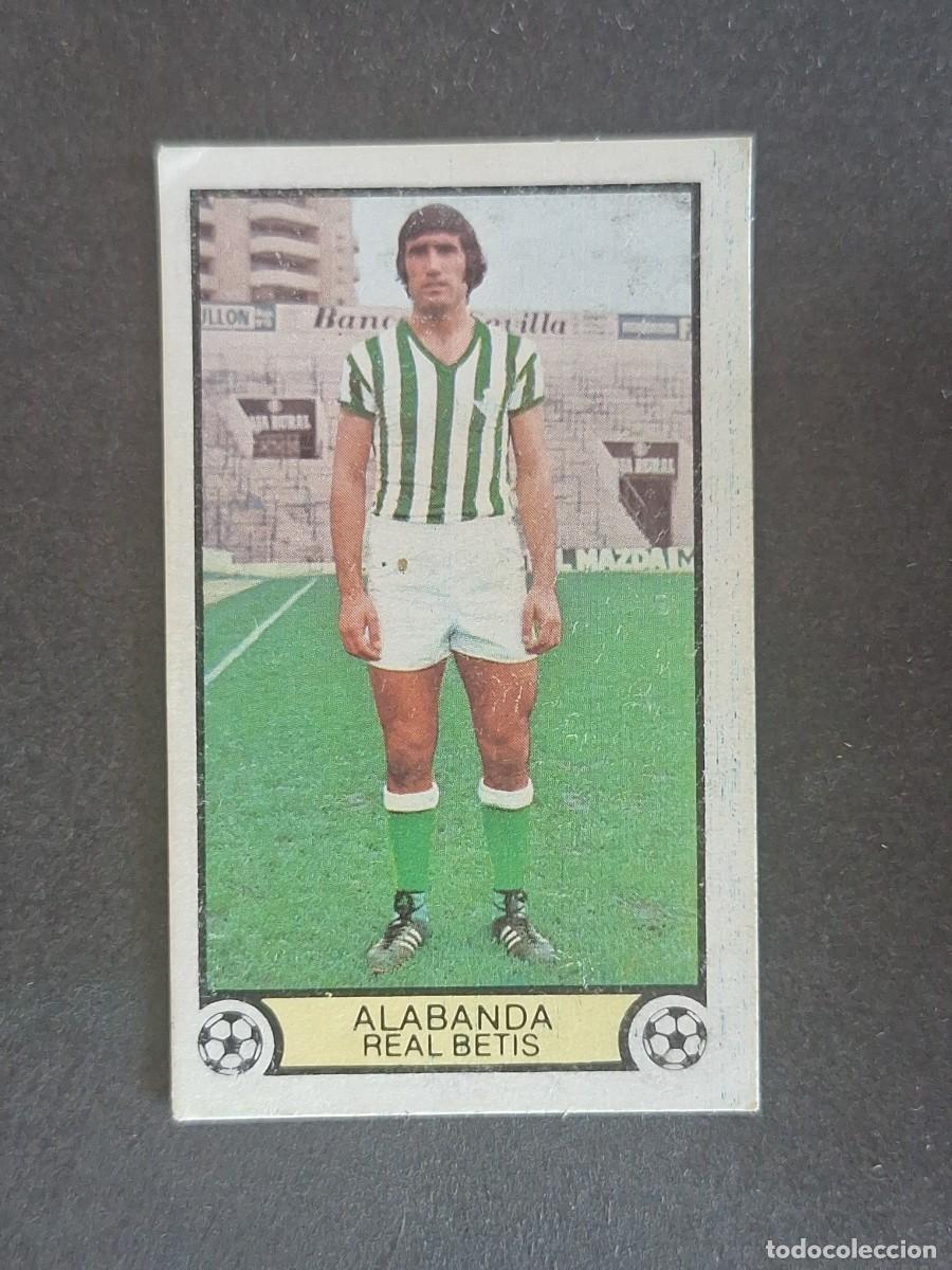 Cromos de f&uacute;tbol: L3 ALABANDA REAL BETIS BALOMPIE LIGA ESTE 1979 1980 79 80 DESPEGADO RECUPERADO