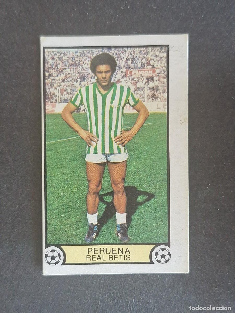 Cromos de f&uacute;tbol: L3 PERUENA REAL BETIS BALOMPIE LIGA ESTE 1979 1980 79 80 DESPEGADO RECUPERADO