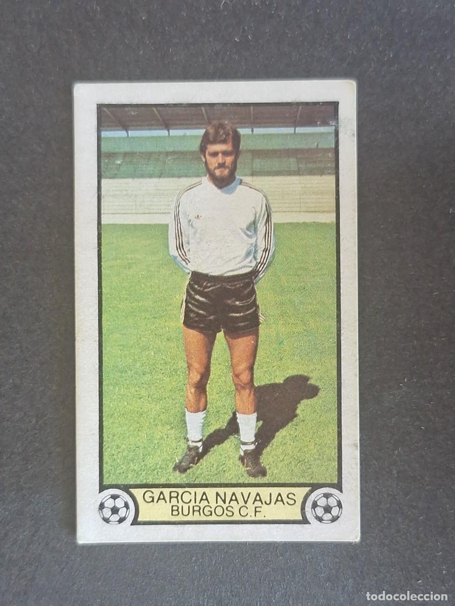 Cromos de f&uacute;tbol: L3 GARCIA NAVAJAS BURGOS C. F. LIGA ESTE 1979 1980 79 80 DESPEGADO RECUPERADO