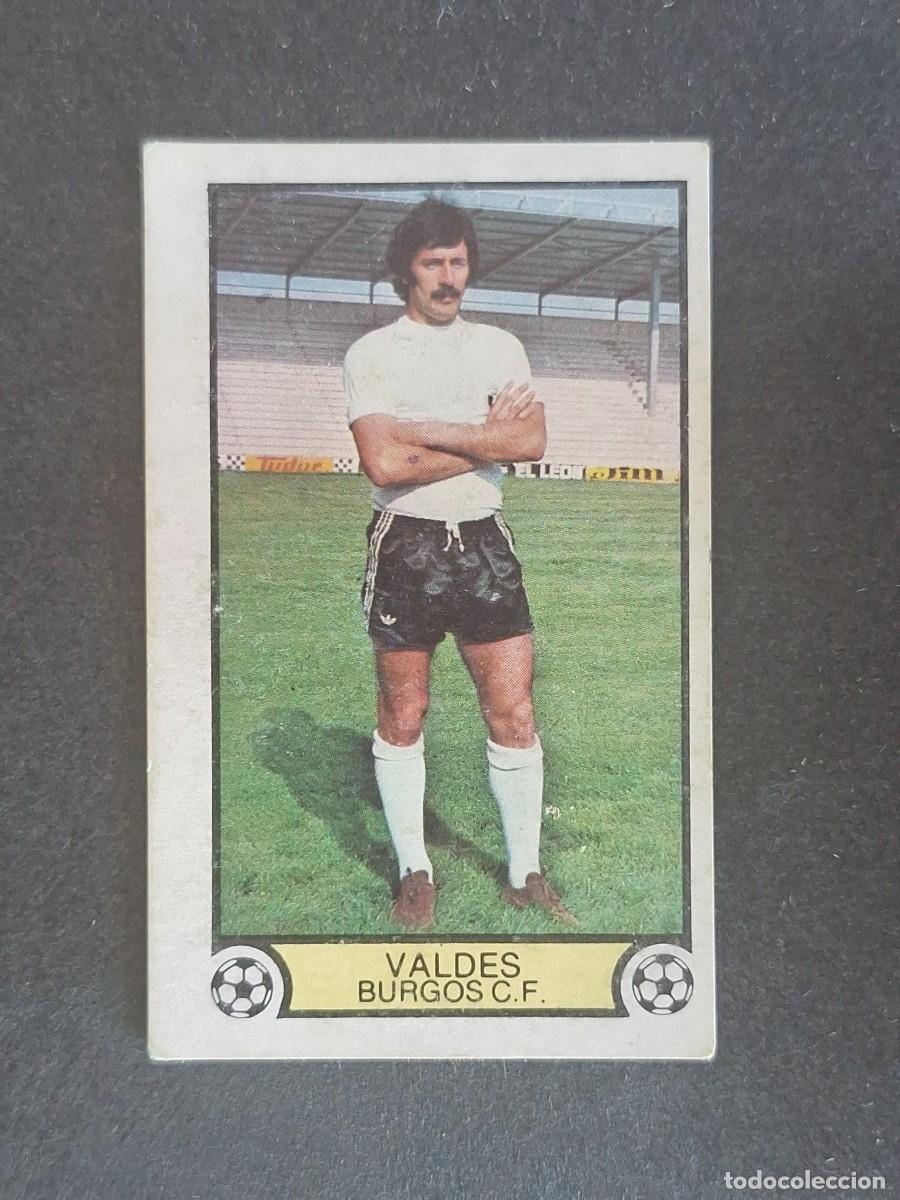 Cromos de f&uacute;tbol: L3 VALDES BURGOS C. F. LIGA ESTE 1979 1980 79 80 DESPEGADO RECUPERADO
