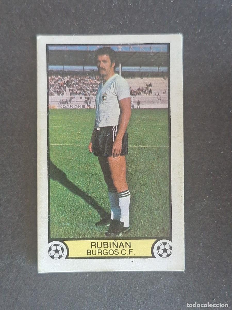 Cromos de f&uacute;tbol: L3 RUBI&Ntilde;AN BURGOS C. F. LIGA ESTE 1979 1980 79 80 DESPEGADO RECUPERADO