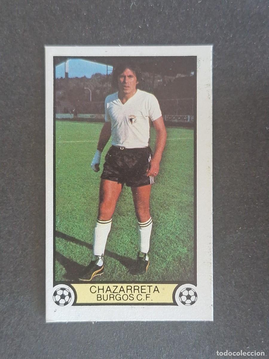 Cromos de f&uacute;tbol: L3 CHAZARRETA BURGOS C. F. LIGA ESTE 1979 1980 79 80 DESPEGADO RECUPERADO