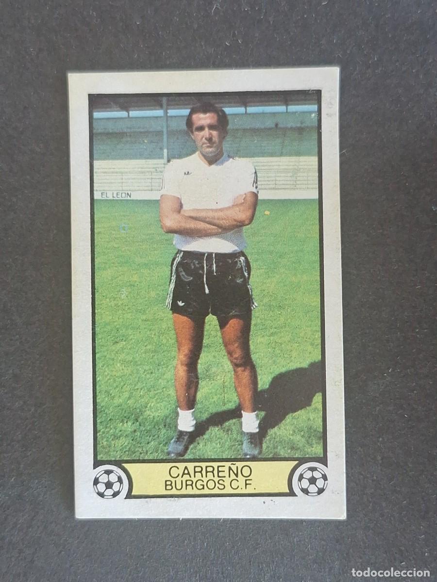 Cromos de f&uacute;tbol: L3 CARRE&Ntilde;O BURGOS C. F. LIGA ESTE 1979 1980 79 80 DESPEGADO RECUPERADO