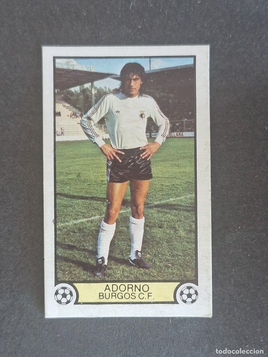 Cromos de f&uacute;tbol: L3 ADORNO BURGOS C. F. LIGA ESTE 1979 1980 79 80 DESPEGADO RECUPERADO